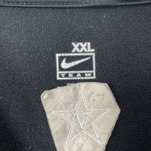 Nike‎ Vanderbilt College Football Jacket Mens XXL Black White Full Zip Pockets - Picture 3 of 8